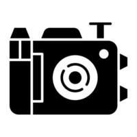 A unique design icon of digital camera vector