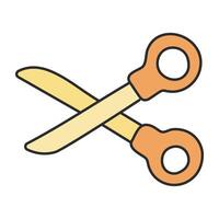 Trendy vector design of scissors