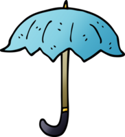 cartoon doodle open umbrella png