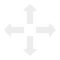 Trendy vector design of four directional arrows