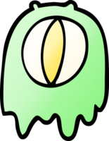 gradient illustration cartoon spooky ghost png