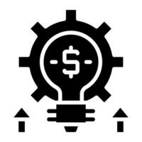 Trendy design icon of money management vector