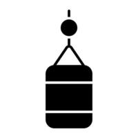 A modern design icon of punching bag vector