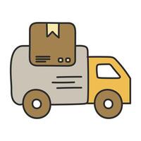 Premium design icon of delivery truck vector