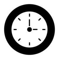 A premium download icon of wall clock vector