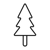 Modern design icon of conifer tree vector