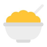 A perfect design icon of meal bowl vector