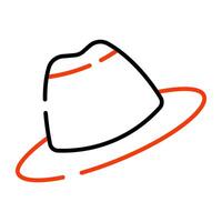 A unique design icon of cowboy hat vector