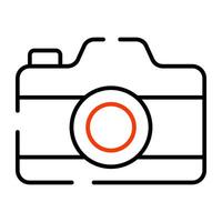 A unique design icon of camera vector