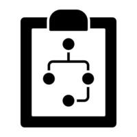 Editable design icon of algorithm vector