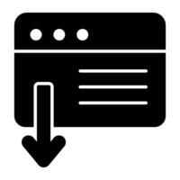 A modern design icon of online feedback vector
