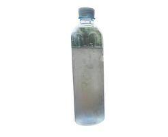 Bottle of mineral water isolated photo