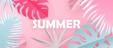 modern design summer banner background vector illustration