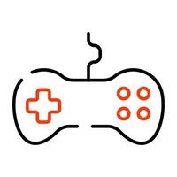 An icon design of gamepad vector