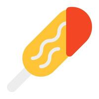 Perfect design icon of corn dog stick vector