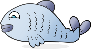 hand drawn cartoon fish png