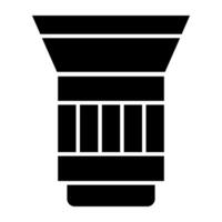Trendy vector design of camera hood