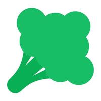 Modern design icon of broccoli, green vegetable vector