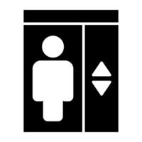 An icon design of lift, elevator vector