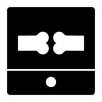 Trendy design icon of x ray vector
