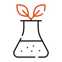 un editable diseño icono de botánica experimentar vector