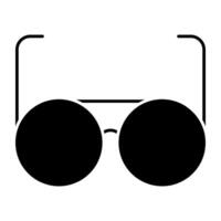 A trendy vector design of glasses