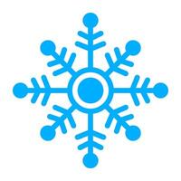 An editable design icon of crystal flake vector