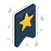 Perfect design icon of bookmark vector