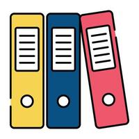 A premium download icon of binders vector