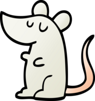 gradient illustration cartoon mouse png