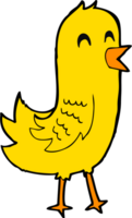 oiseau heureux de dessin animé png