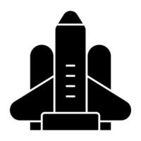 Modern design icon of projectile vector