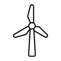 An editable design icon of windmill vector