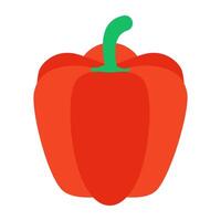 Modern design icon of bell pepper vector