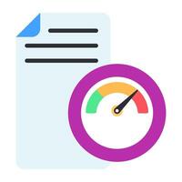 A colorful design icon of project deadline vector