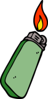 Cartoon-Doodle-Einweg-Feuerzeug png
