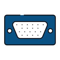 Audio cassette icon in flat design vector