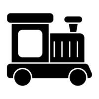 A creative design icon of locomotive engine vector