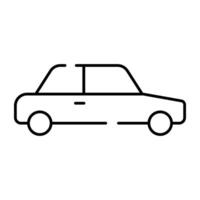 Editable design icon of taxi vector