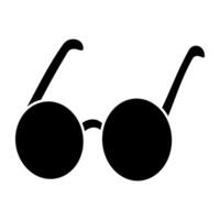 Modern design icon of glasses vector