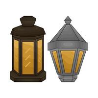 Illustration of Christmas lamp vector