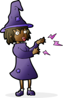 feitiço de feitiço de bruxa dos desenhos animados png