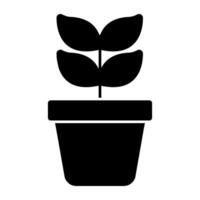 A perfect design icon of flowerpot vector