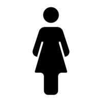 An editable design icon of woman avatar vector