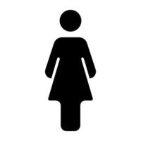 An editable design icon of woman avatar vector