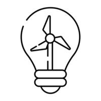 A premium download icon of turbine idea vector