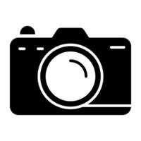 A unique design icon of digital camera vector