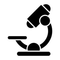A unique design icon of microscope vector