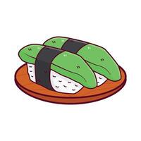 ilustración de Sushi vector
