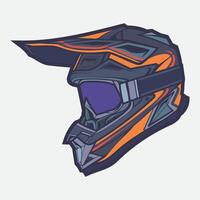 casco motocicleta dibujos animados vector icono, dibujos animados vector icono concepto plano diseño. dibujar dibujos animados vector icono ilustración casco motocicleta en plano estilo. icono dibujos animados vector casco motocicleta lado ver